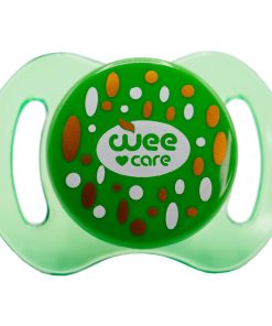 پستانک دو طرف ارتودنسی دربدار وی کر مدل شفاف چاپدار Comfort سایز +3 ماه