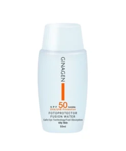کرم ضد آفتاب بی رنگ ژیناژن مدل SPF50 مناسب پوست های چرب حجم 50 میلی لیتر