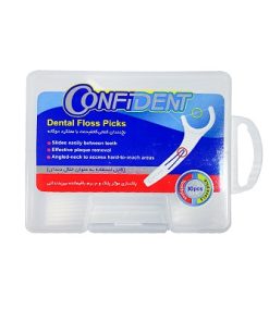 نخ دندان کانفیدنت مدل کمانی سه رنگ | Floss Pick